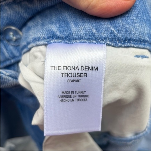 NWT Favorite Daughter The Fiona Denim Trouser Jeans in Seaport - Picture 7 of 12